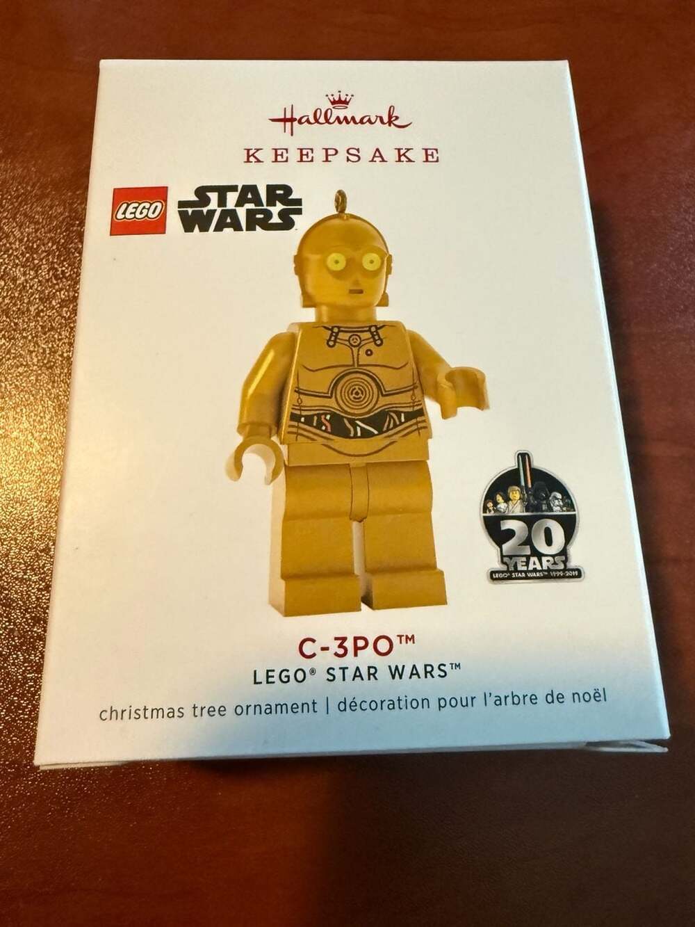 Hallmark Keepsake 2019 LEGO Star Wars C-3PO Christmas Tree Ornament